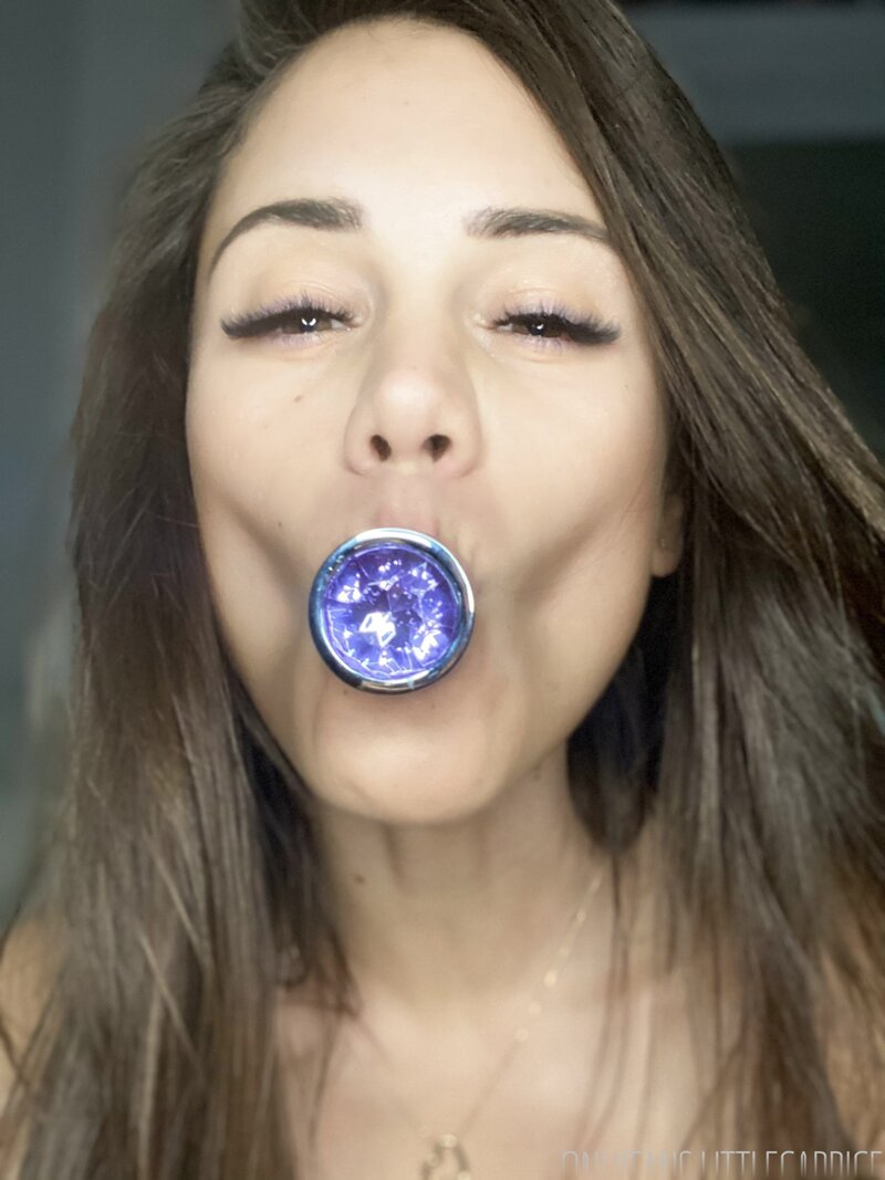 Huge collection of porn photos Babe Sucking Sex Toy by Little Caprice’s (@littlecaprice)